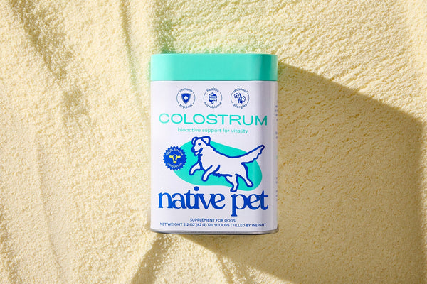 Introducing: Native Pet's Colostrum for Dogs