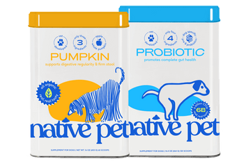 Native Pet Pumpkin Powder and Probiotic Powder