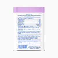 Native Pet Goat Milk for Dogs - Back of Package