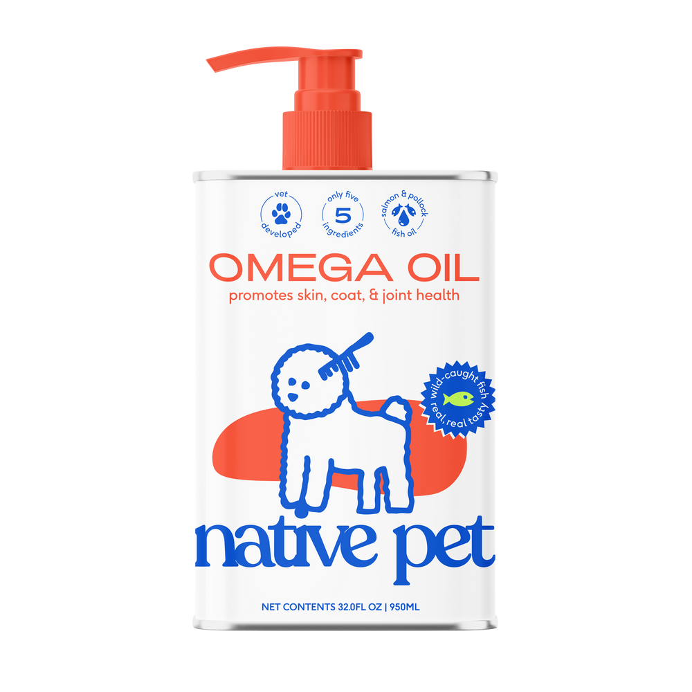 Native Pet Omega Oil for Dogs - Product Render