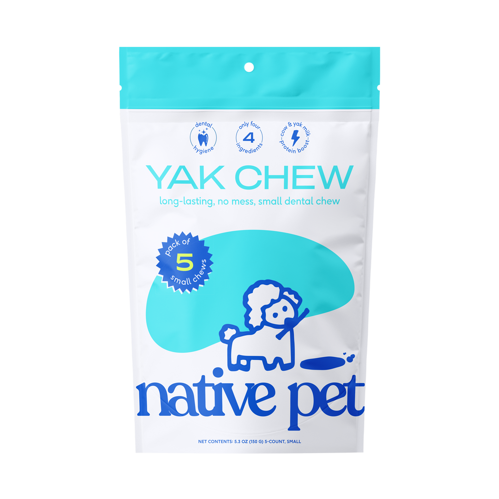 Native Pet Yak Chews for Dogs - Product Render