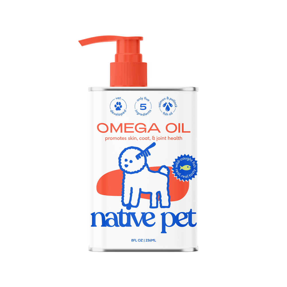 Native Pet Omega Oil for Dogs - Product Render