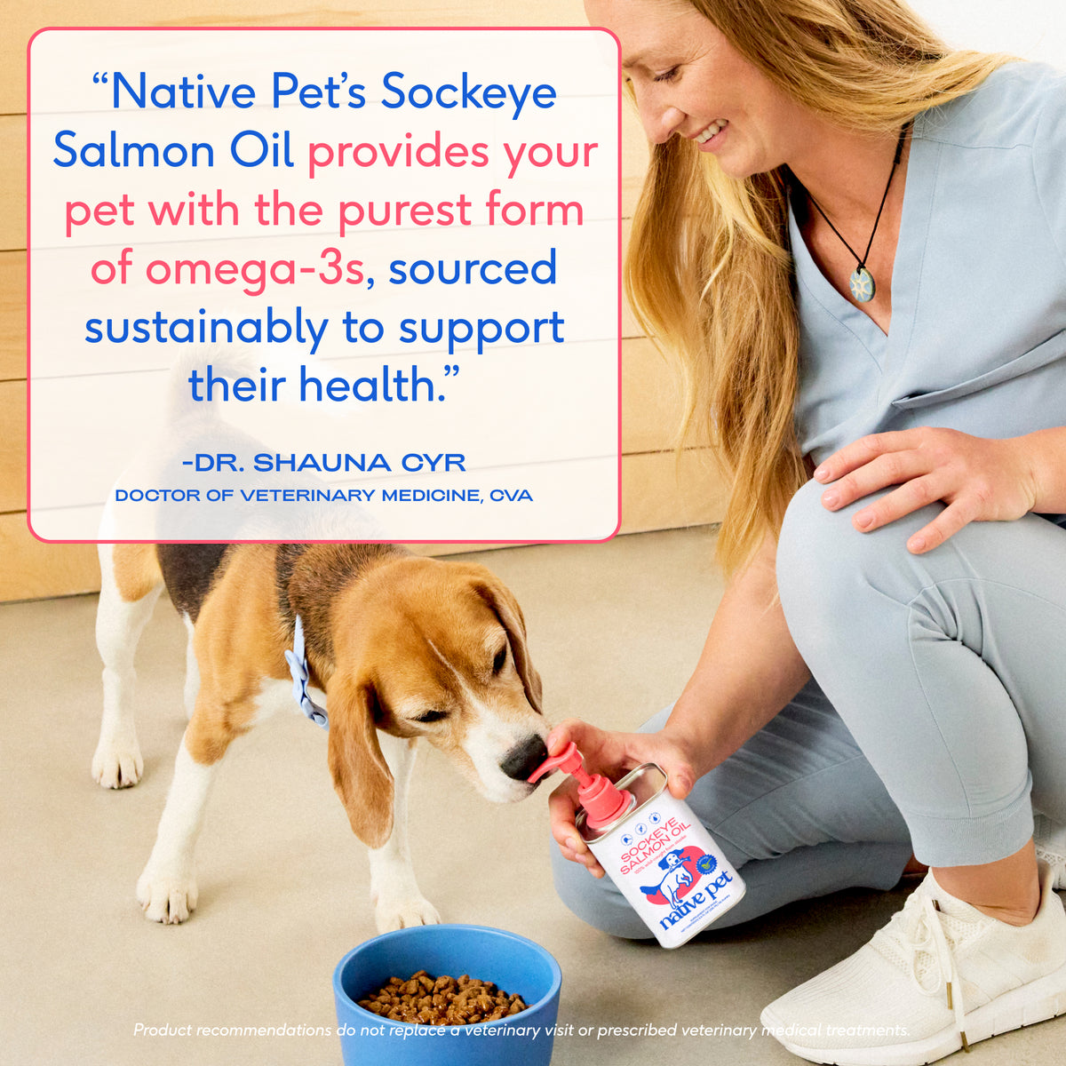 Native Pet Sockeye Salmon Oil for Dogs - Serving Recommendation