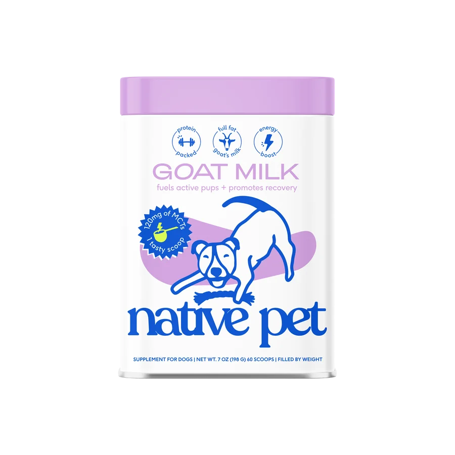 Native Pet Goat Milk 60 scoop tin