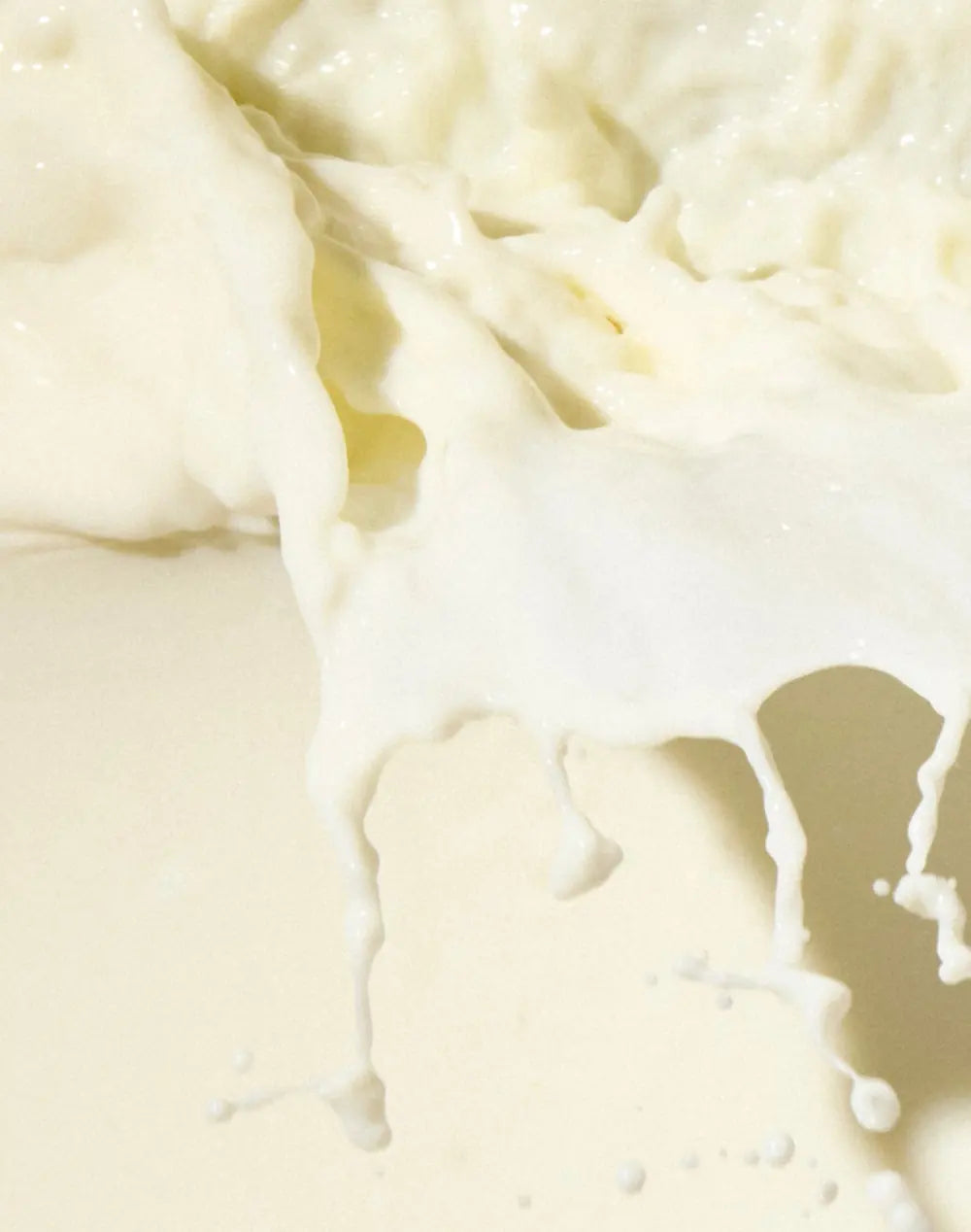 Creamy goat milk